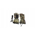 Special camo heated gloves kit with battery and charger